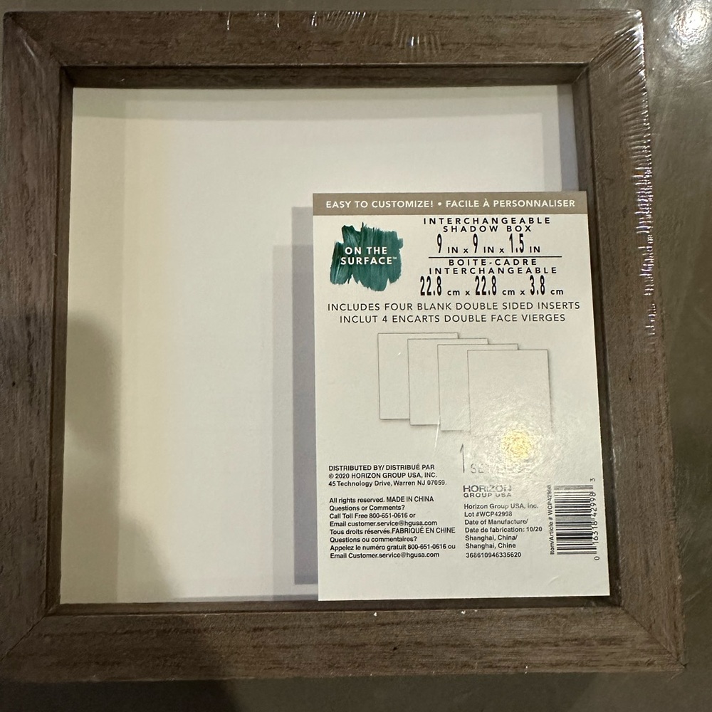 interchangeable shadow box